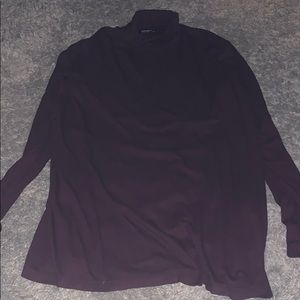purple turtle neck